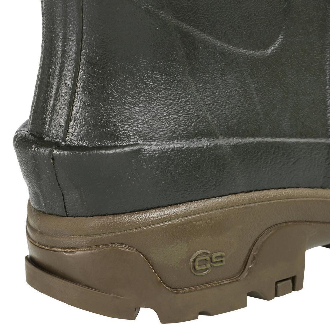 KHAKI BROWN Reinforced Wellies - Green, 5401_000, large image number 4