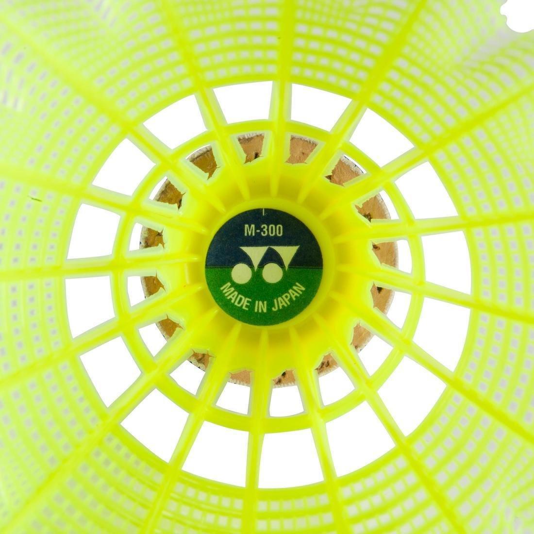 Badminton Plastic Shuttlecocks Mavis 300 6-Pack, Yellow, No Color, large image number 10