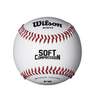 WILSON - Soft Compress Baseball Ball , White