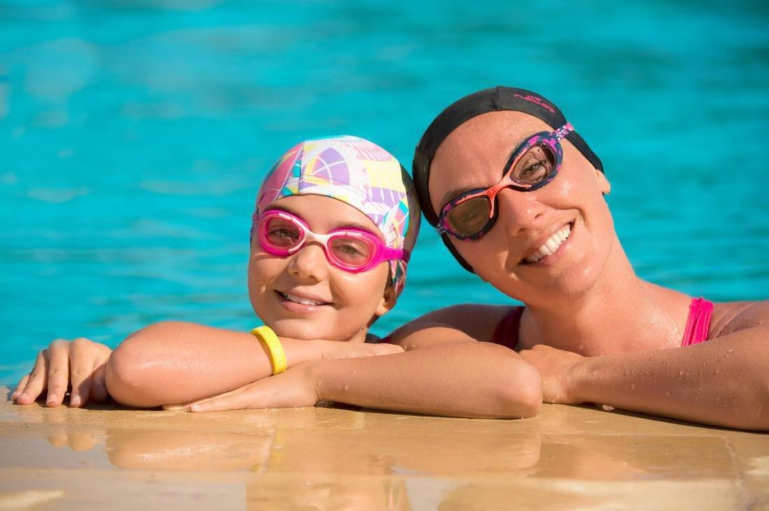 Mesh Swimming Cap, Black, No Color, large image number 3