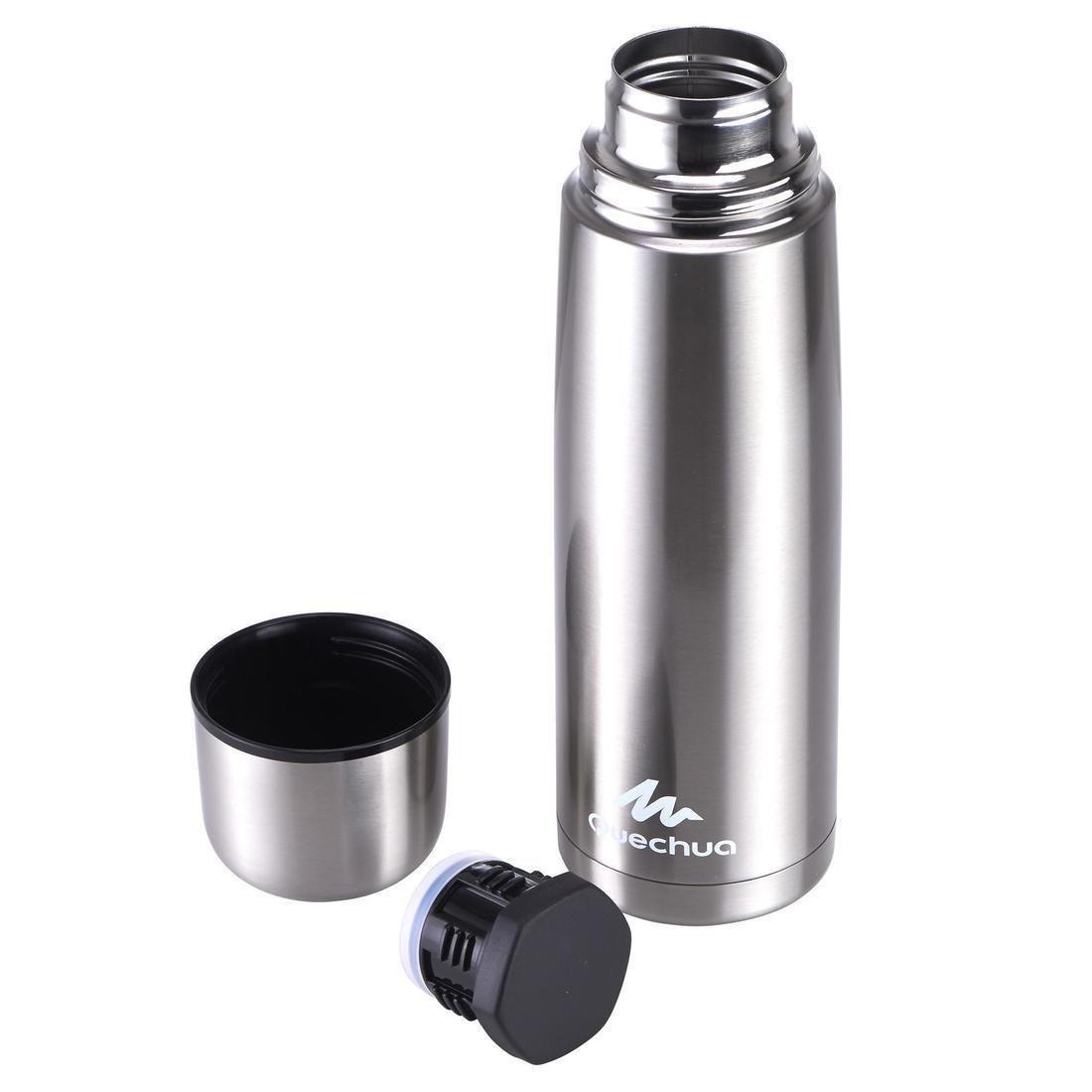 Stainless Steel Isothermal Metal Hiking Bottle, Grey, No Color, large image number 2