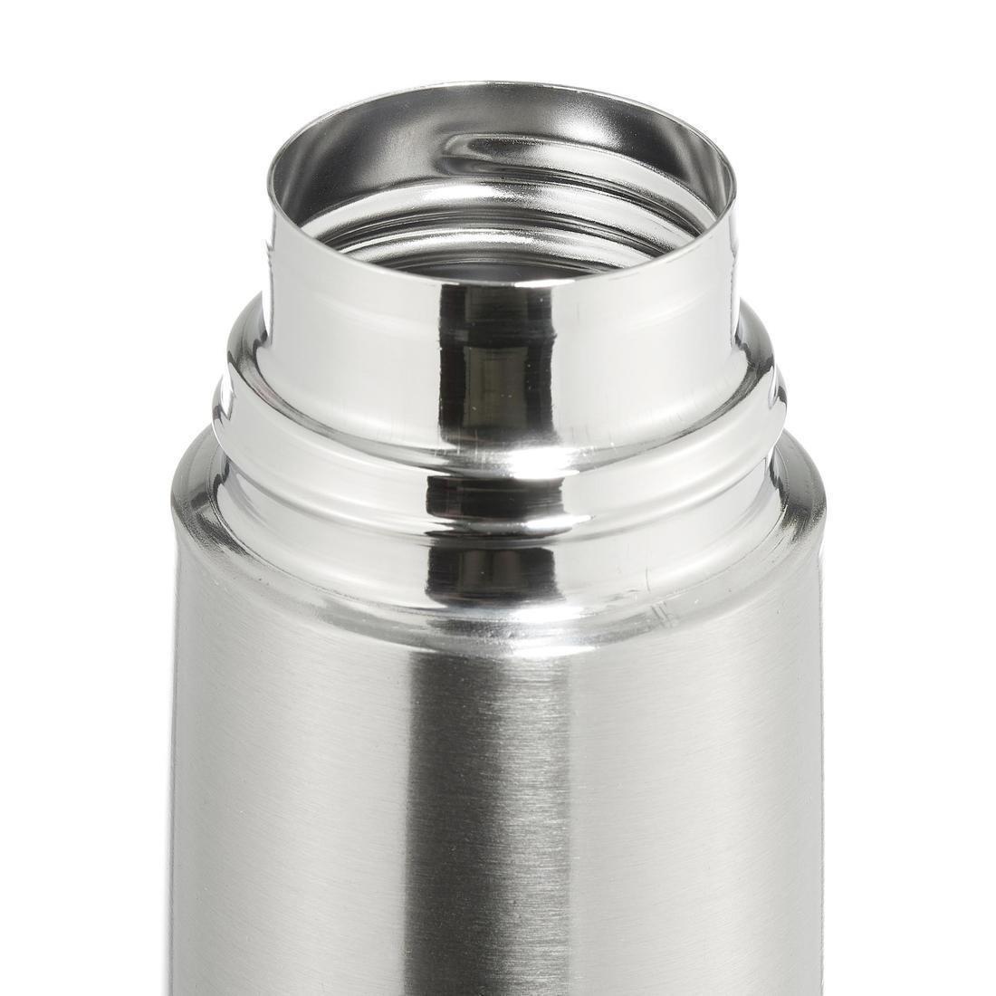 QUECHUA - Stainless Steel Isothermal Bottle, Grey