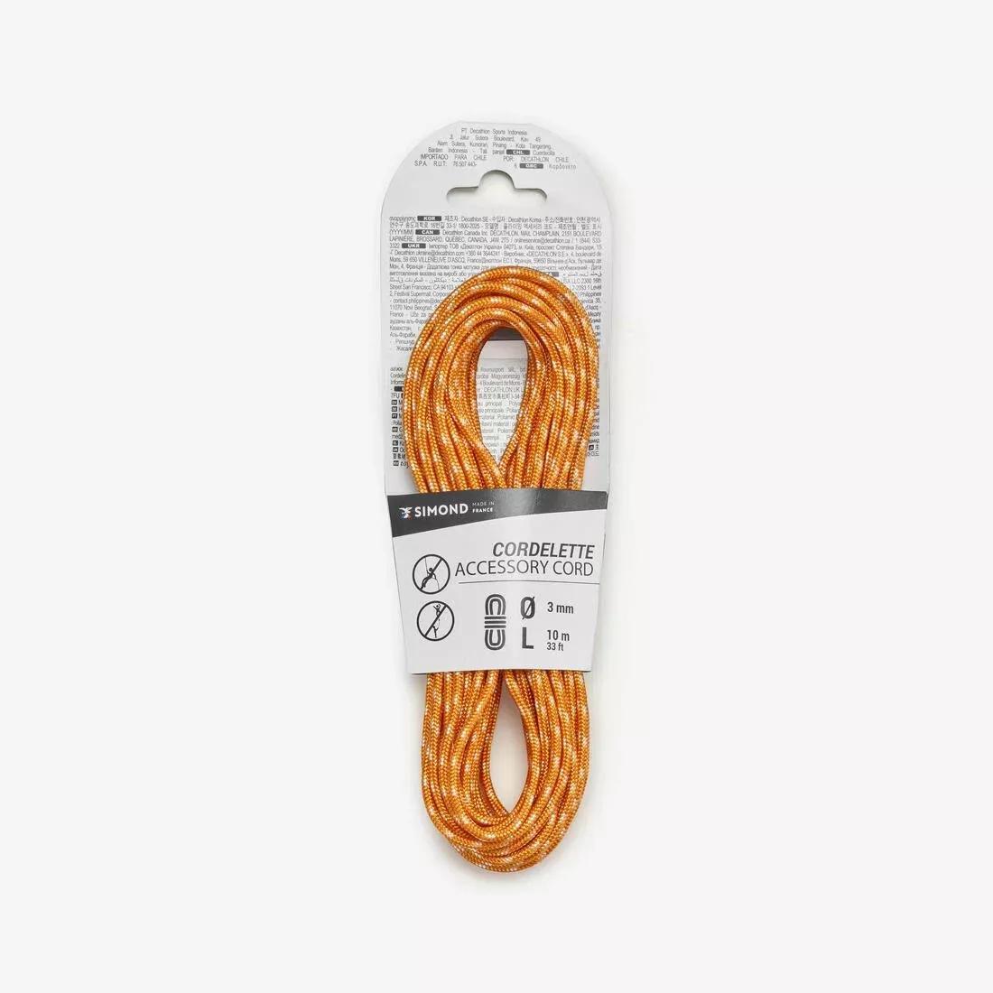 Climbing and Mountaineering Cordelette, Fluo Mango, 5401_000, large image number 0