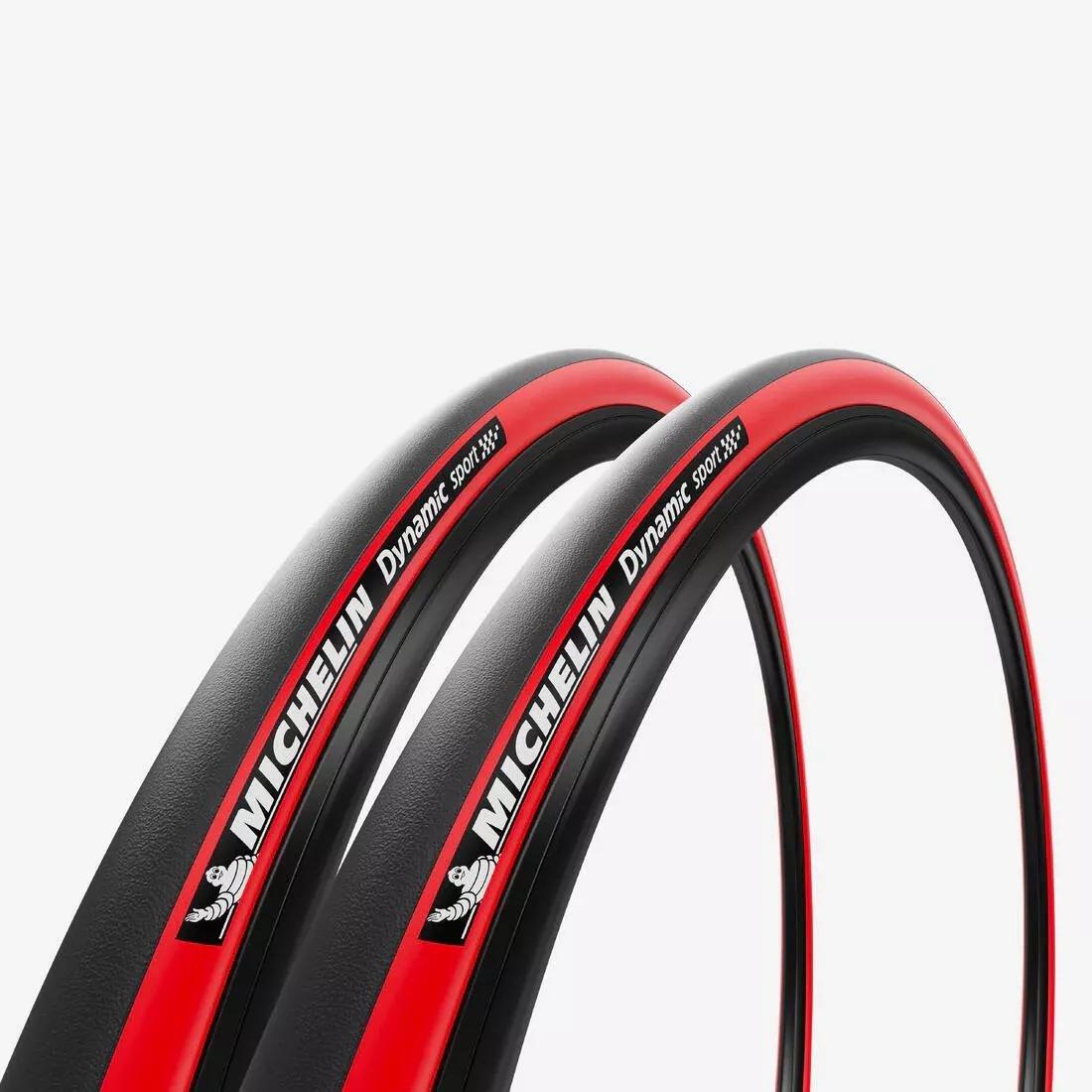 Dynamic Sport Road Bike Tyres (Twin-Pack) 700X23, No Color, large image number 0
