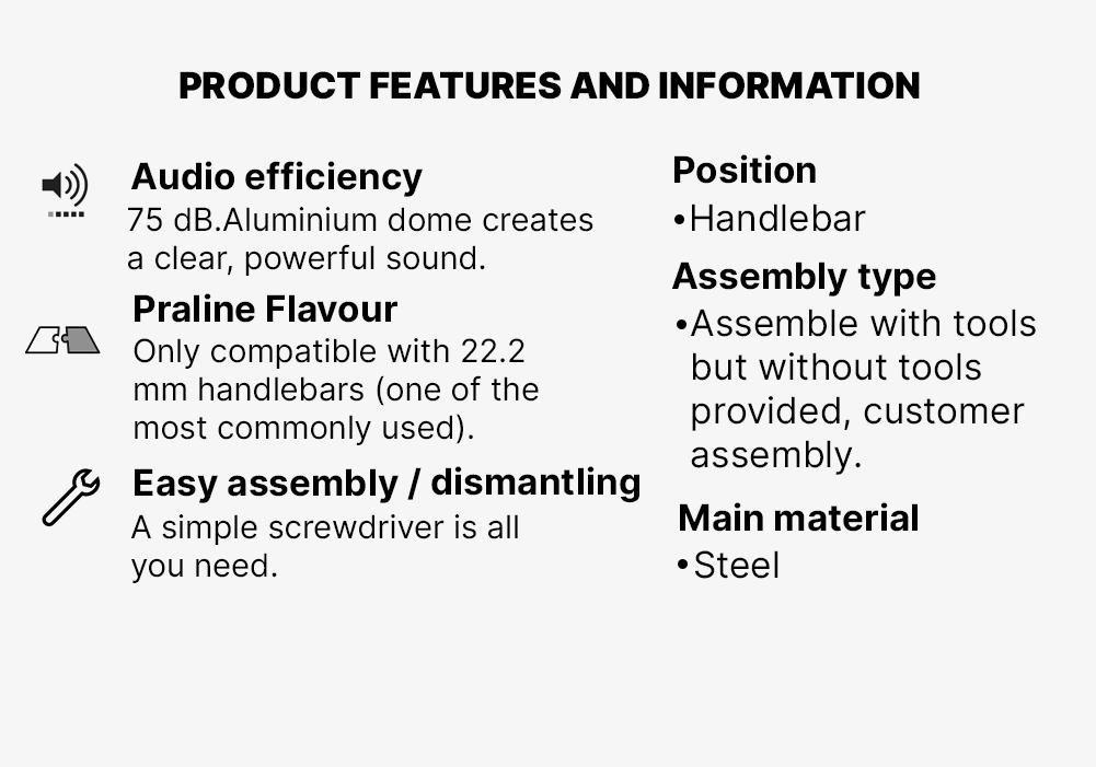 100 Bike Bell, Black, No Color, medium