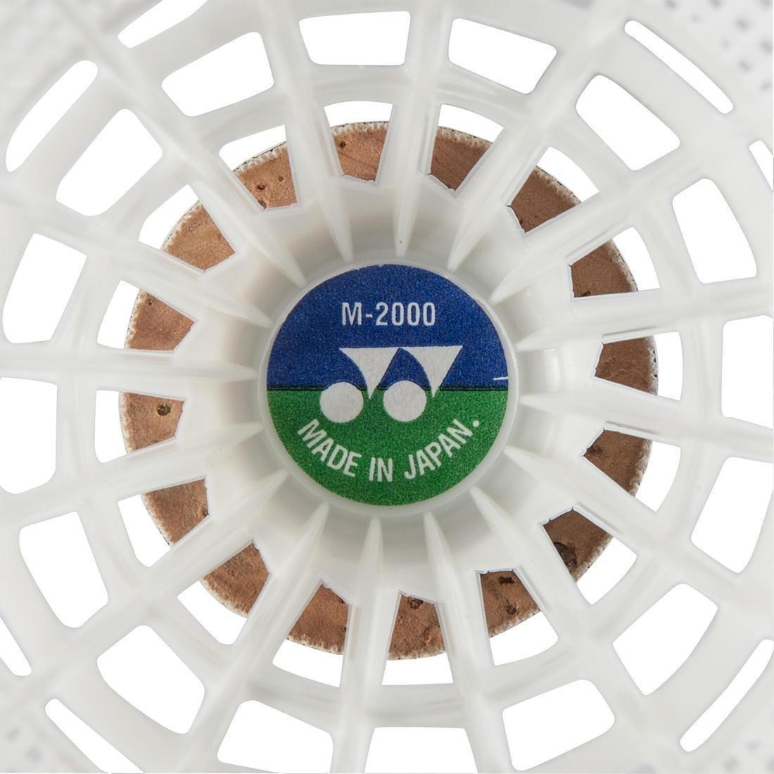 Badminton Shuttlecocks Mavis 2000 6-Pack, White, No Color, large image number 3