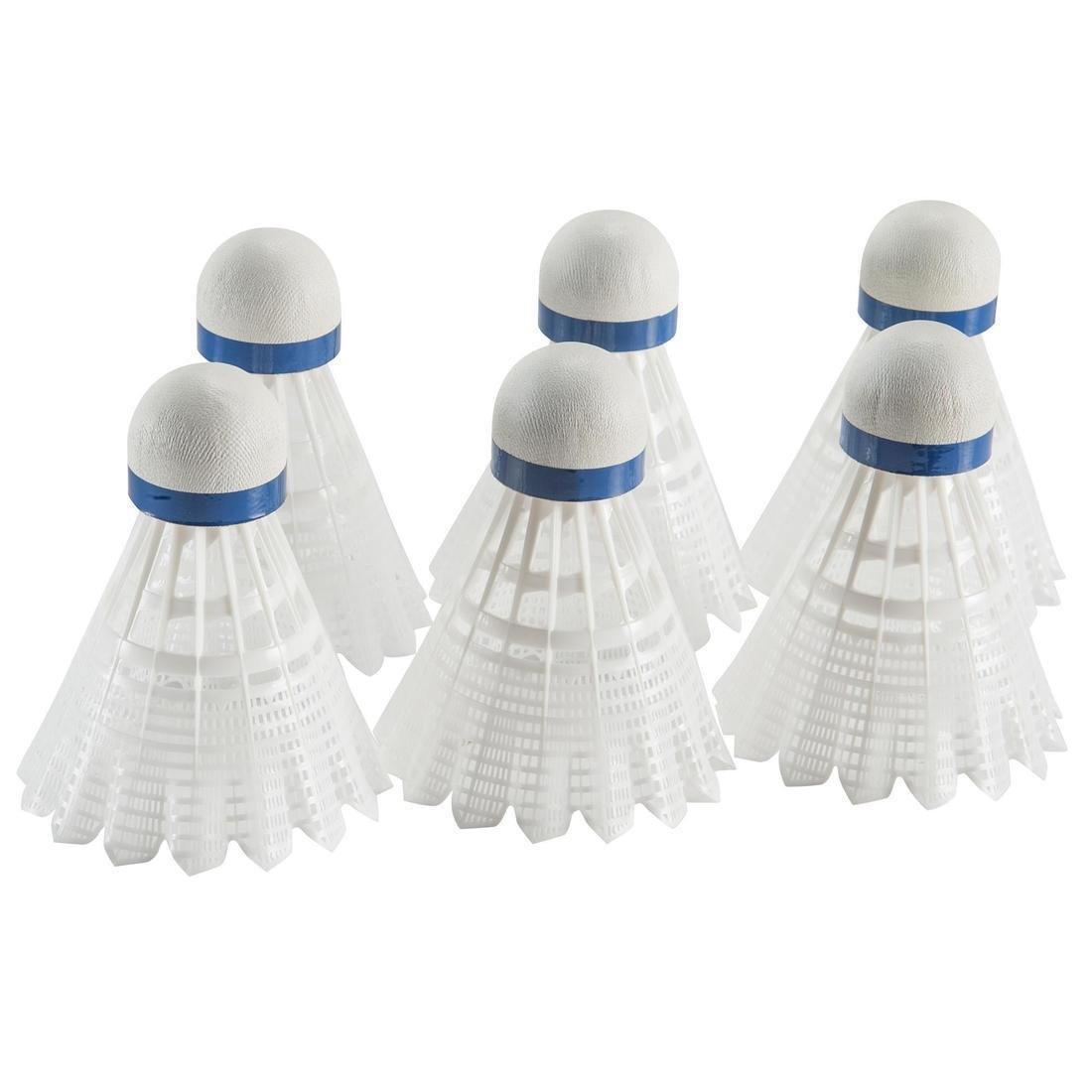 Badminton Shuttlecocks Mavis 2000 6-Pack, White, No Color, large image number 9