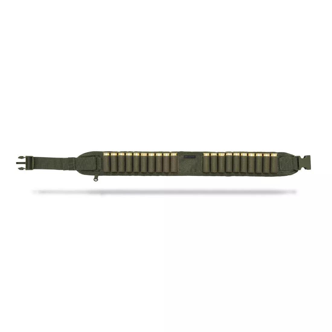 12 Gauge Fabric Hunting Cartridge Belt, Green, No Color, large image number 4