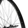 BTWIN - Kids Wheel 24 Rear Single Wall Rim Freewheel With Locknut, Black