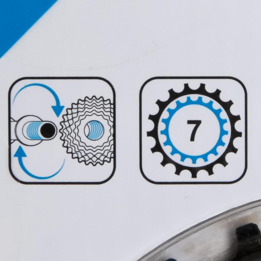 7-Speed Screw-On Freewheel, No Color, large image number 2