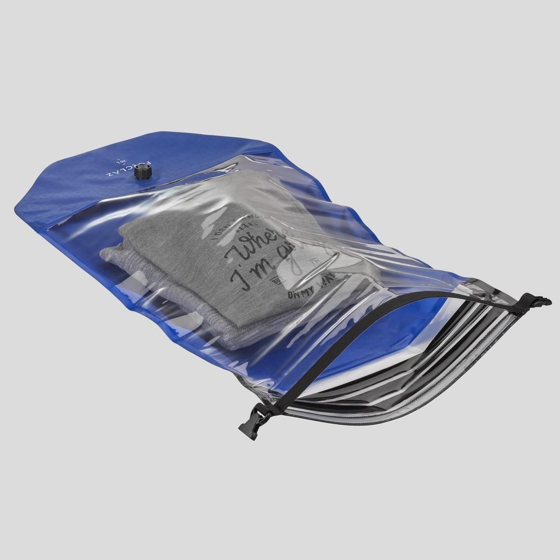 Waterproof Compression Bag, Blue, No Color, medium
