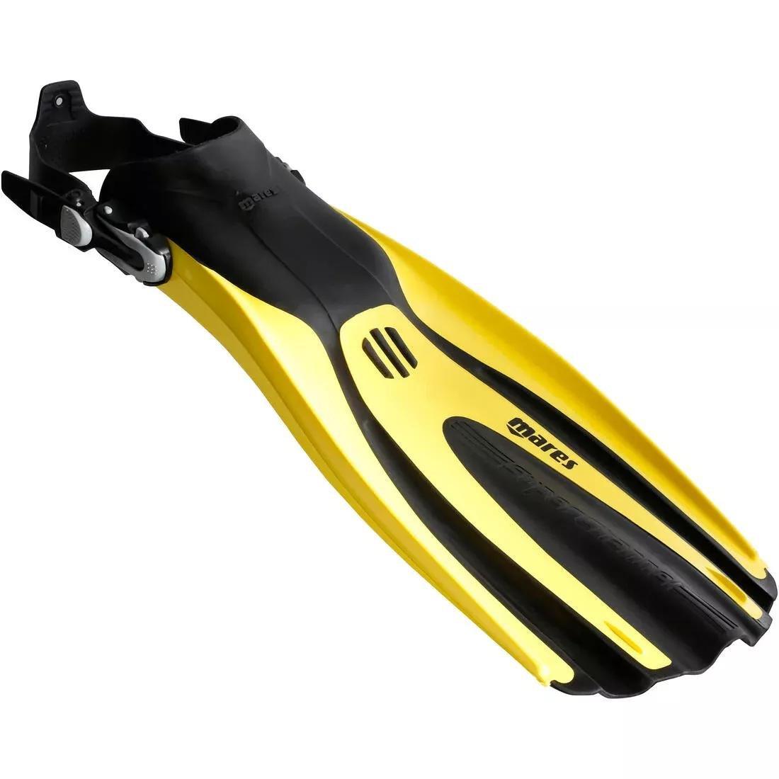 Adjustable Scuba Diving Fins Avanti Tre Superchannel ABS - Yellow/Black, , large image number 0