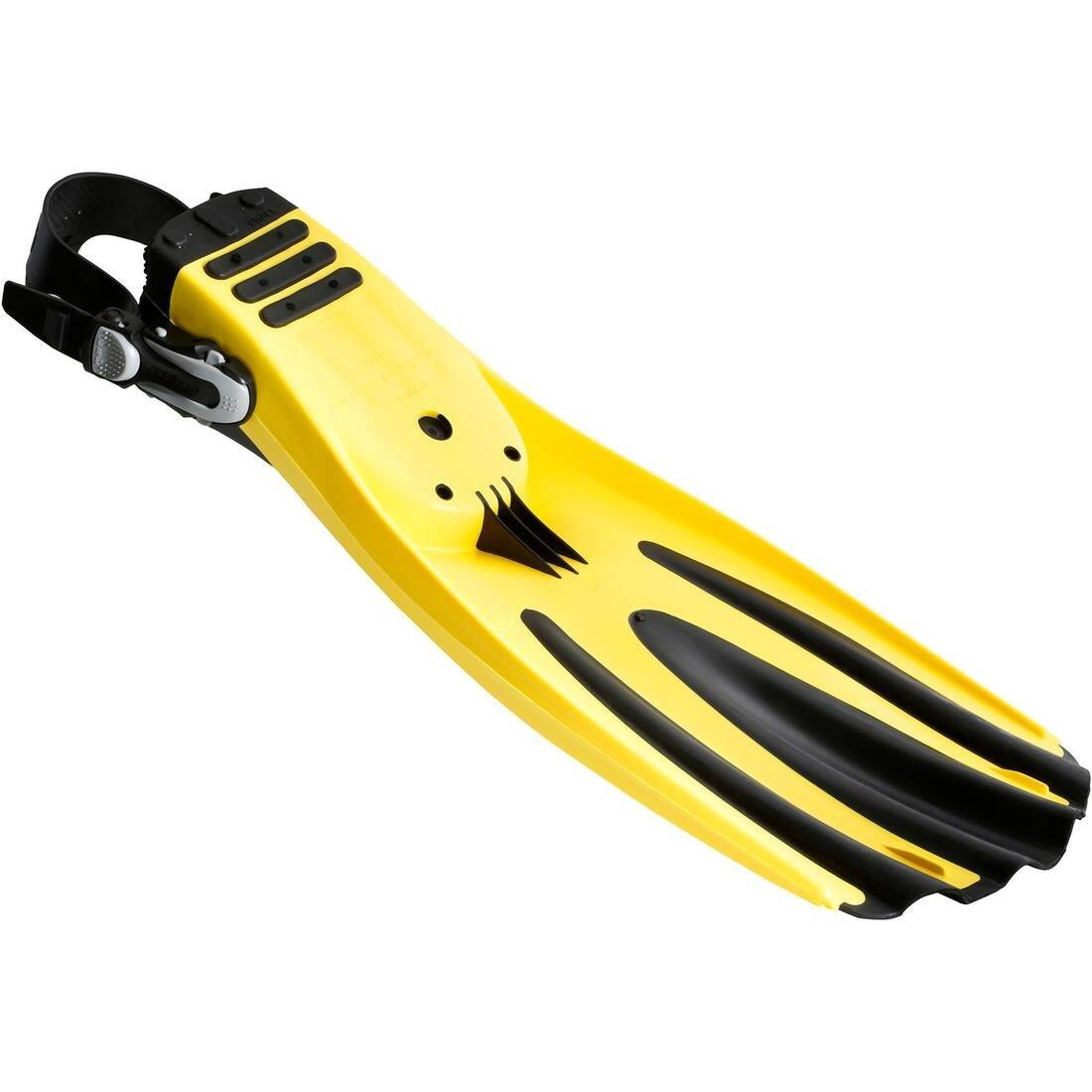 Adjustable Scuba Diving Fins Avanti Tre Superchannel ABS - Yellow/Black, , large image number 2