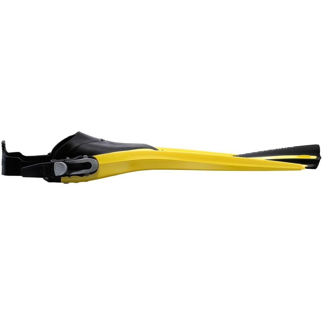 Adjustable Scuba Diving Fins Avanti Tre Superchannel ABS - Yellow/Black, , large image number 4