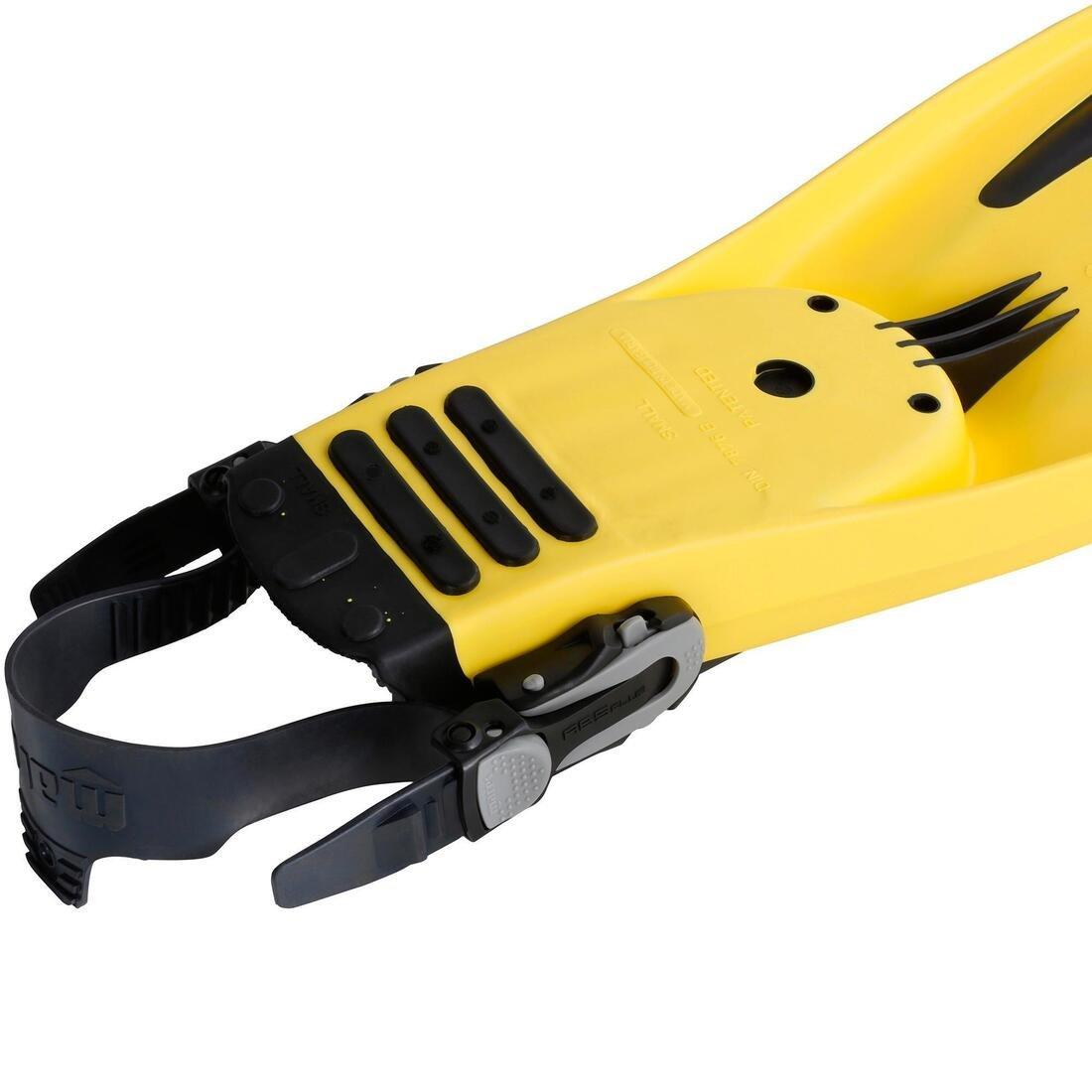 Adjustable Scuba Diving Fins Avanti Tre Superchannel ABS - Yellow/Black, , large image number 6