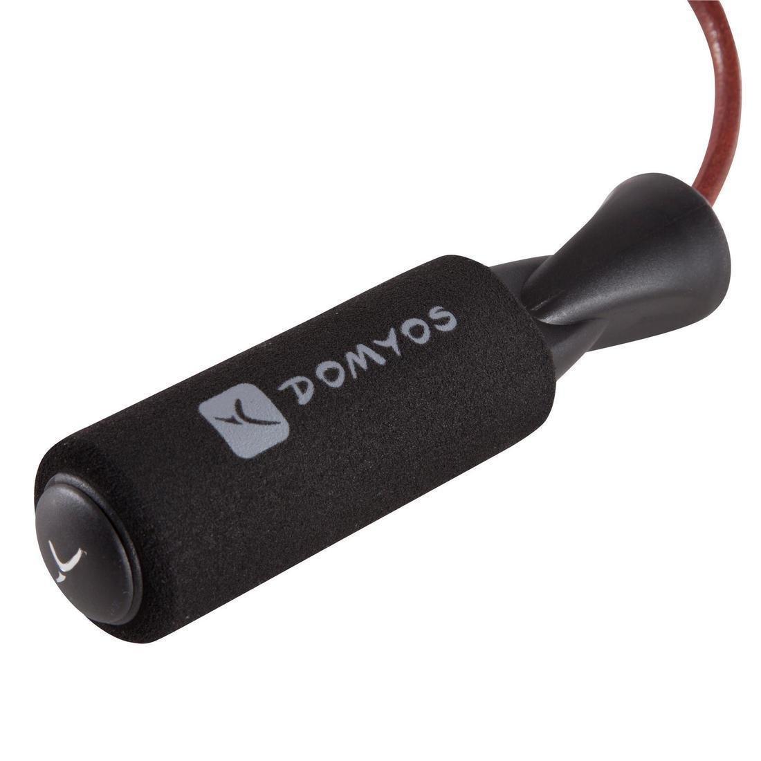 Leather Skipping Rope, Brown, No Color, large image number 2