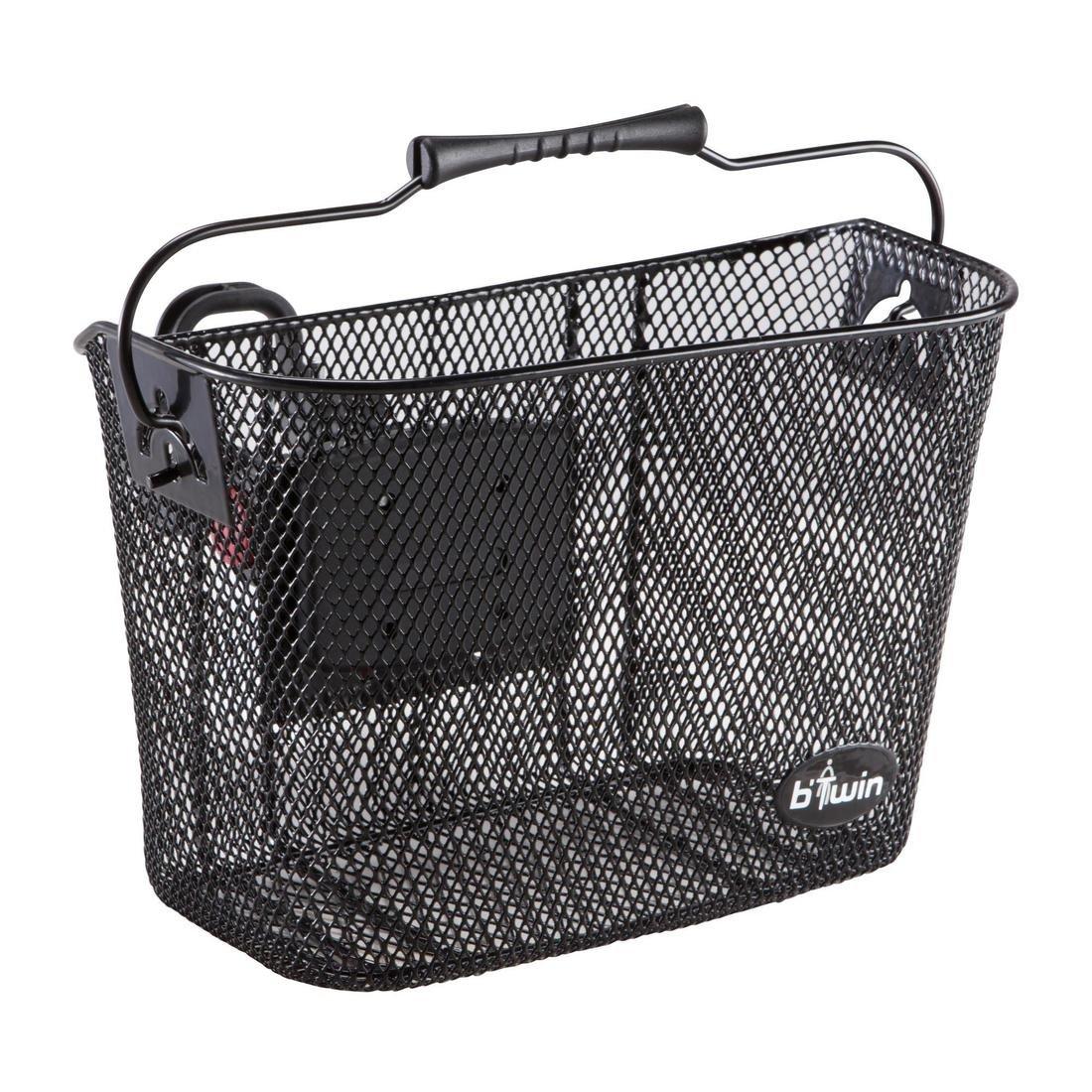 Kids Metal Bike Basket, White, , medium