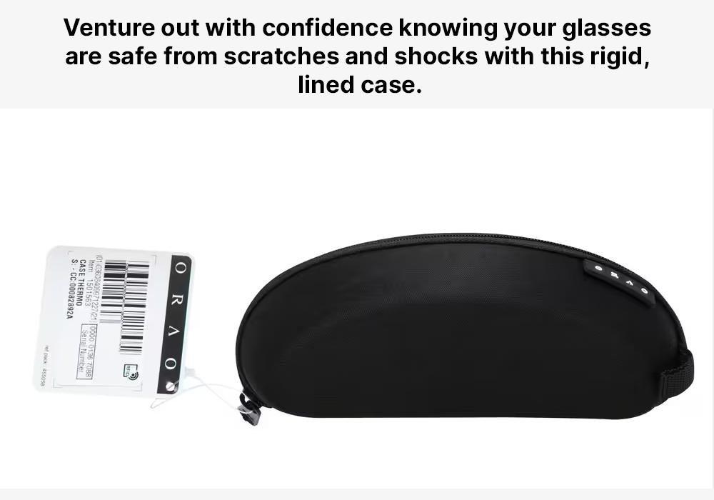 Rigid Glasses Case, Black, No Color, large image number 11