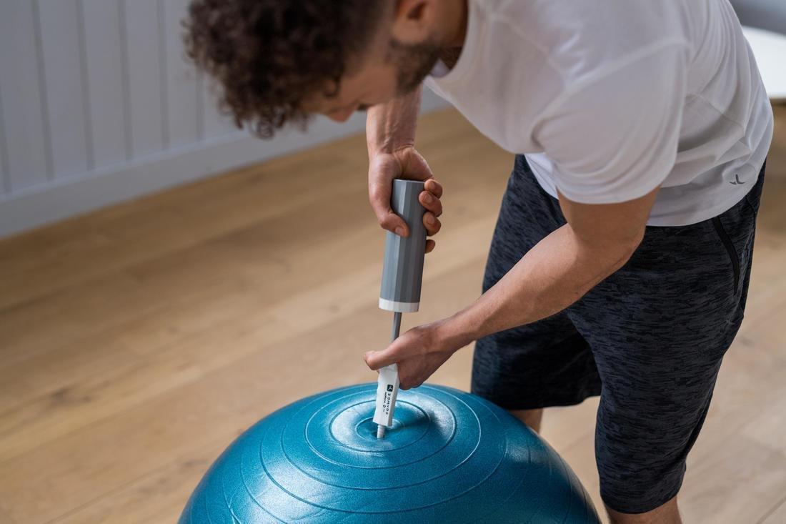Fitness Ball Pump 100-White, No Color, medium