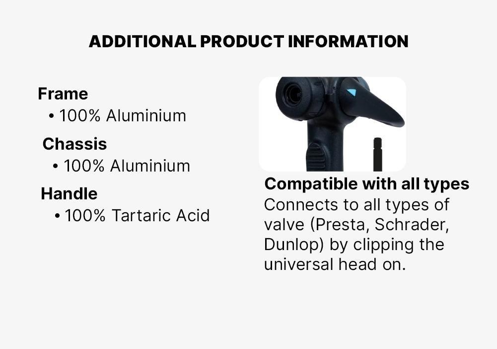 900 Floor Pump, Black, No Color, medium