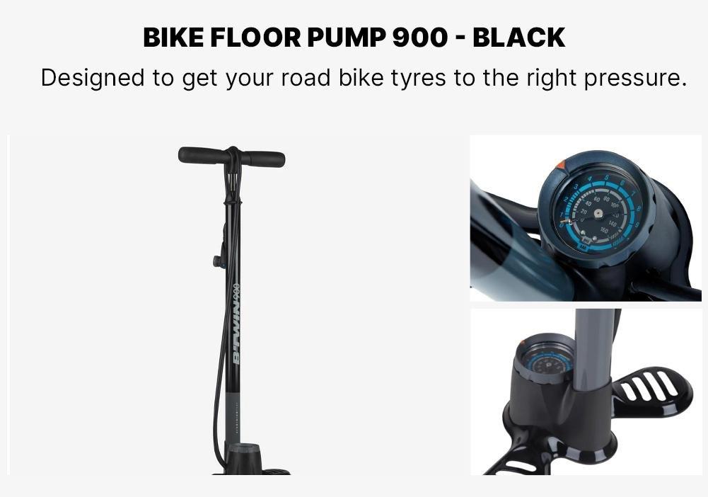 900 Floor Pump, Black, No Color, medium