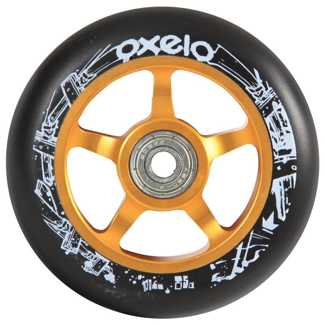 OXELO - Alu Core Pu Freestyle Scooter Wheel, Gold