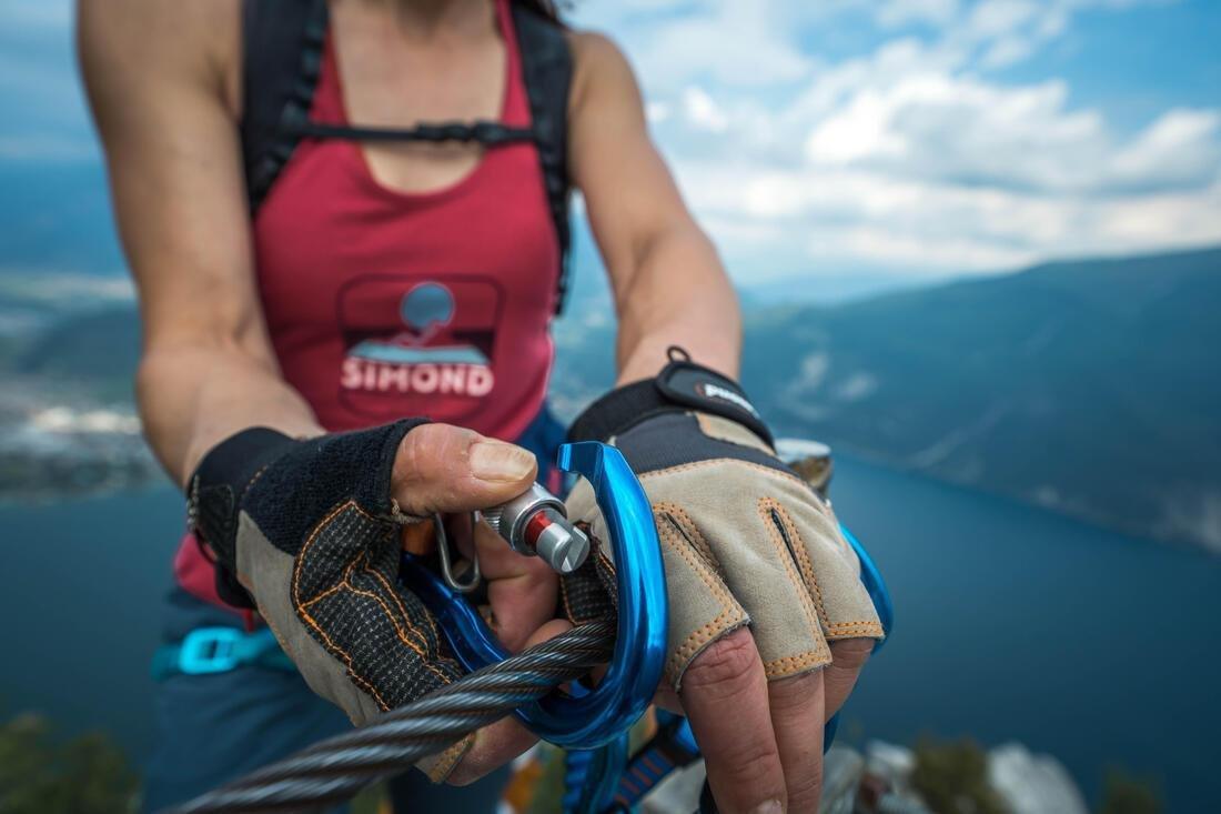 Adult Via Ferrata Glove, No Color, large image number 8