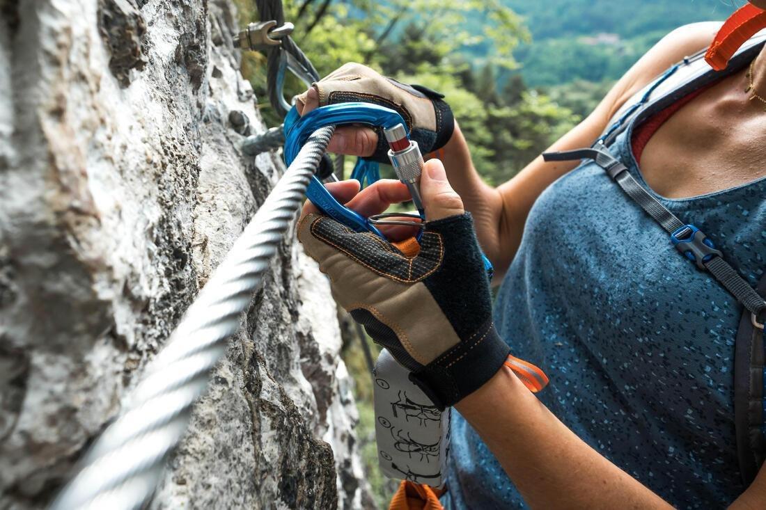 Adult Via Ferrata Glove, No Color, large image number 9