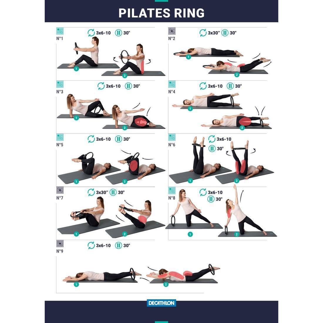 Fitness Pilates Ring, Grey, No Color, large image number 10