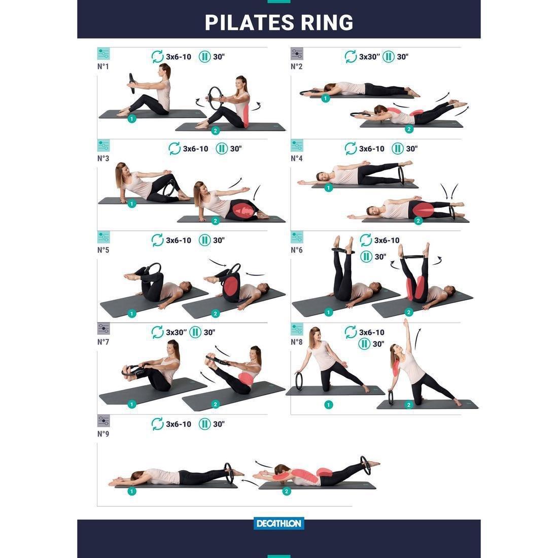 DOMYOS - Fitness Pilates Ring, Grey