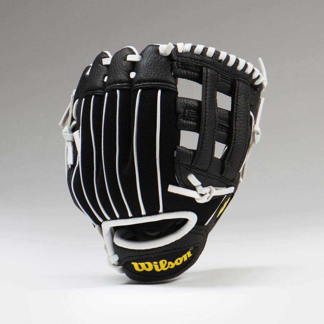 Kids Baseball Set With Glove Ball And Bat 24In, Black, No Color, large image number 4