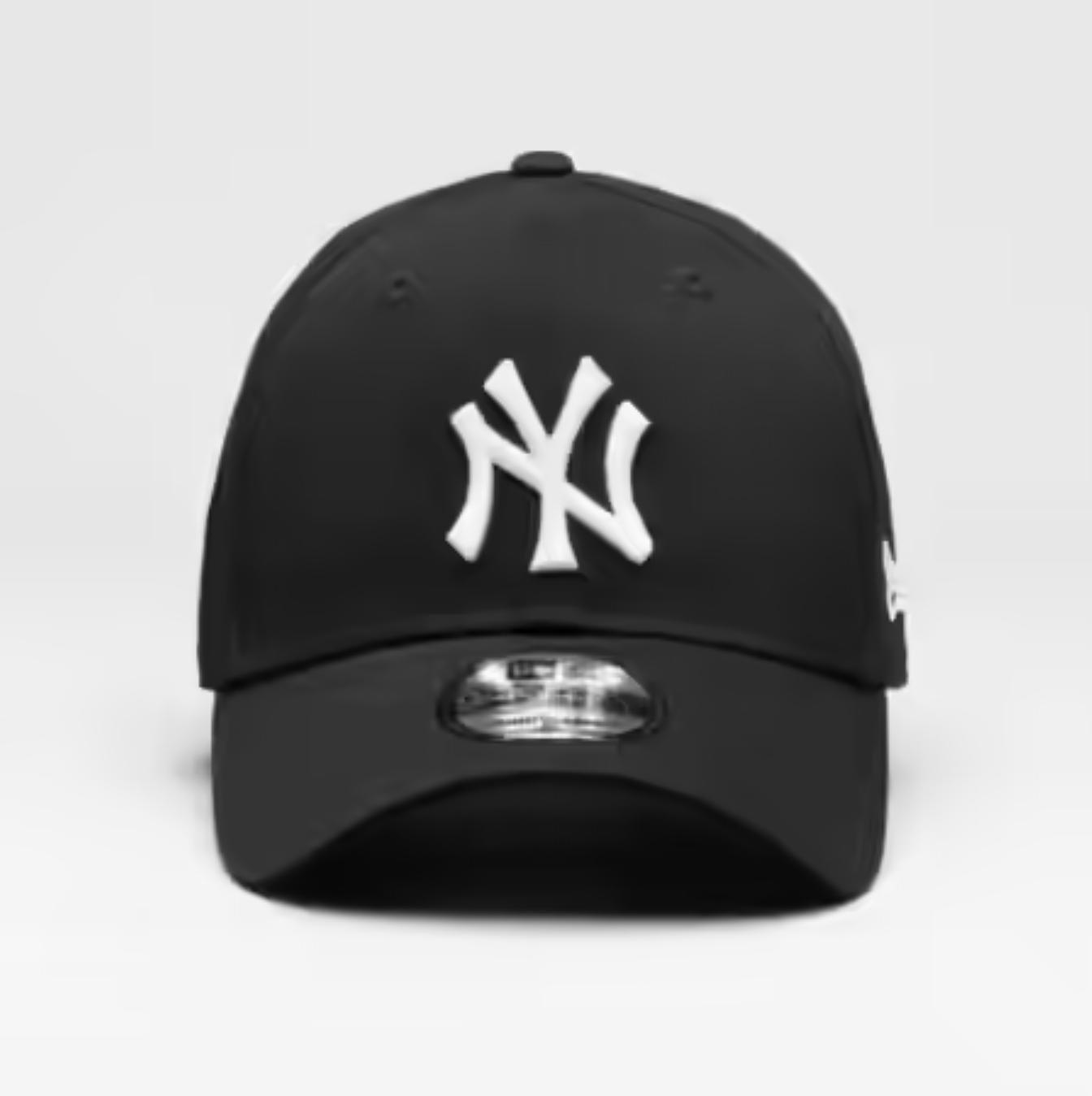Adult Baseball Cap MLB 9Forty New York Yankees, Black/White, No Color, large image number 0