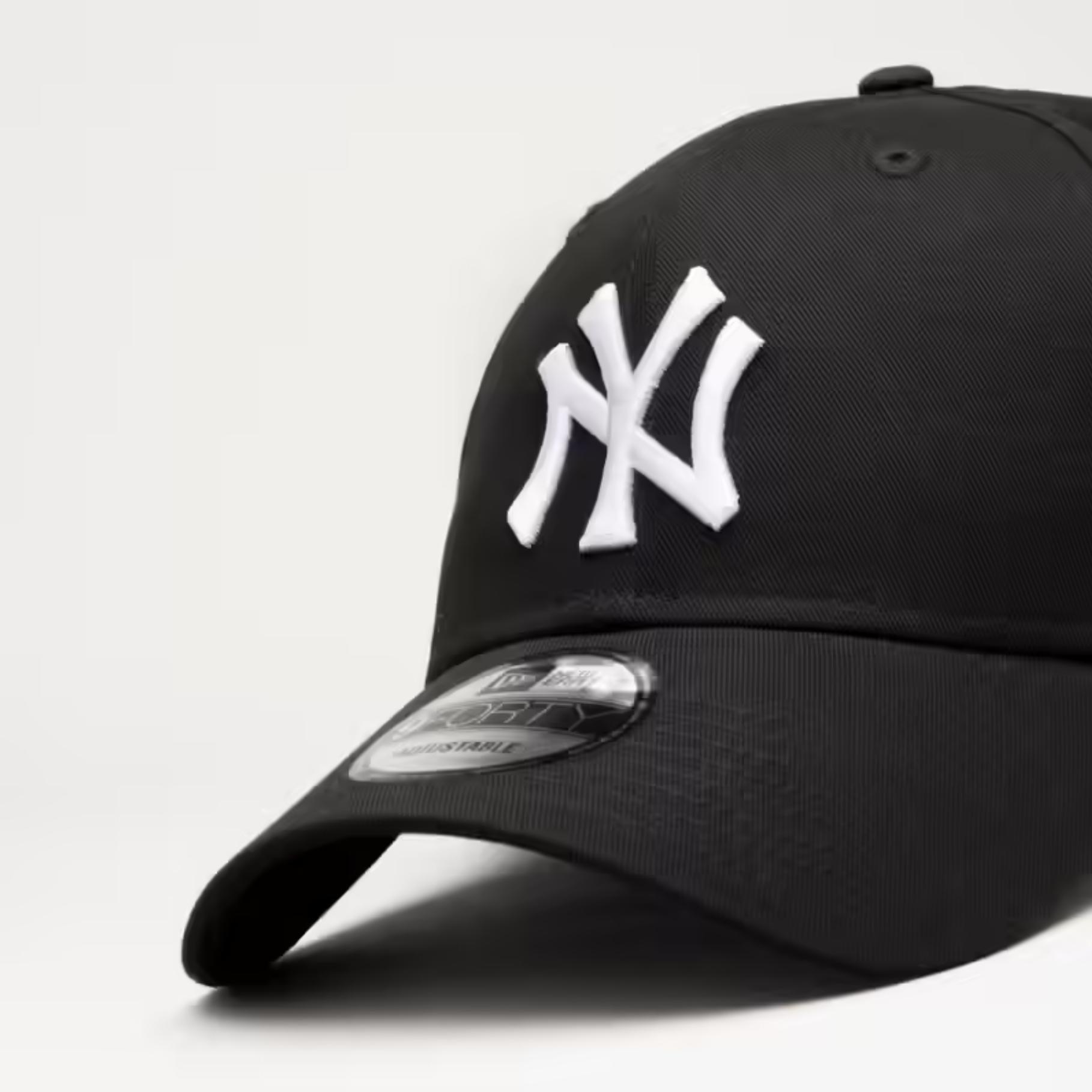 Adult Baseball Cap MLB 9Forty New York Yankees, Black/White, No Color, large image number 4