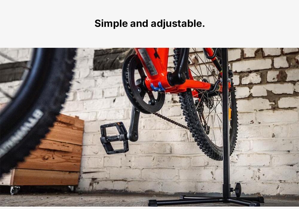 Adjustable Rear Bike Stand, Black, No Color, large image number 2