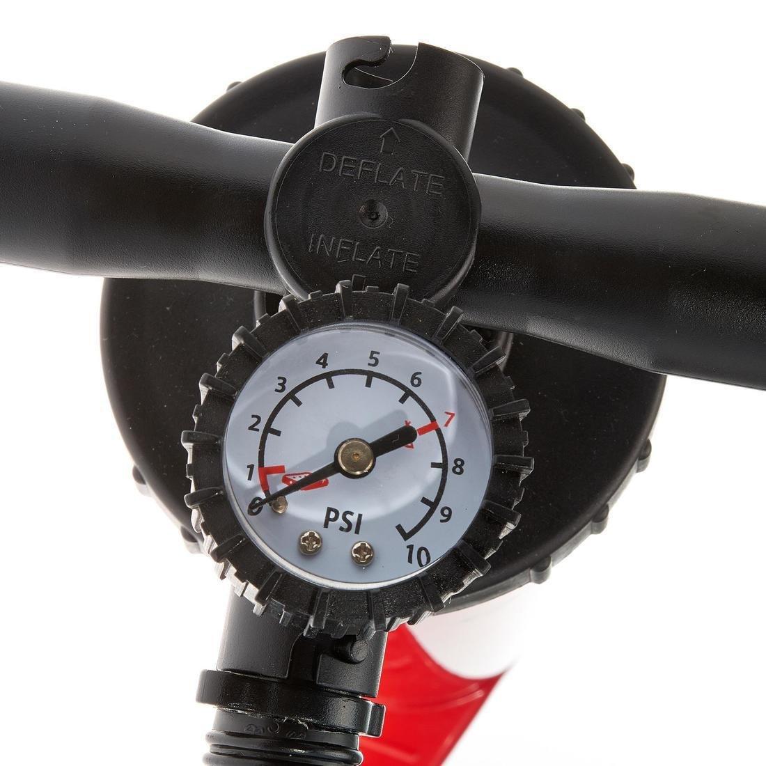 Double Action Hand Pump 7 Psi Recommended For Inflatable Tent, Red, No Color, large image number 5