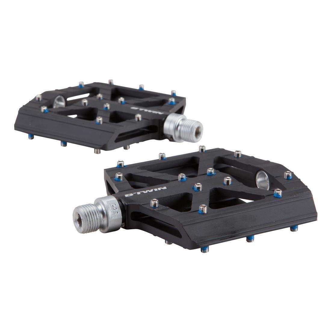 Flat Mountain Bike Pedals, No Color, large image number 0
