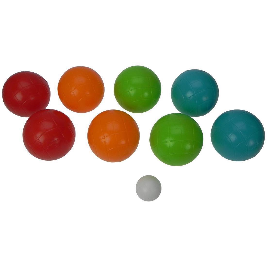 8 Plastic Petanque Boules, No Color, large image number 1