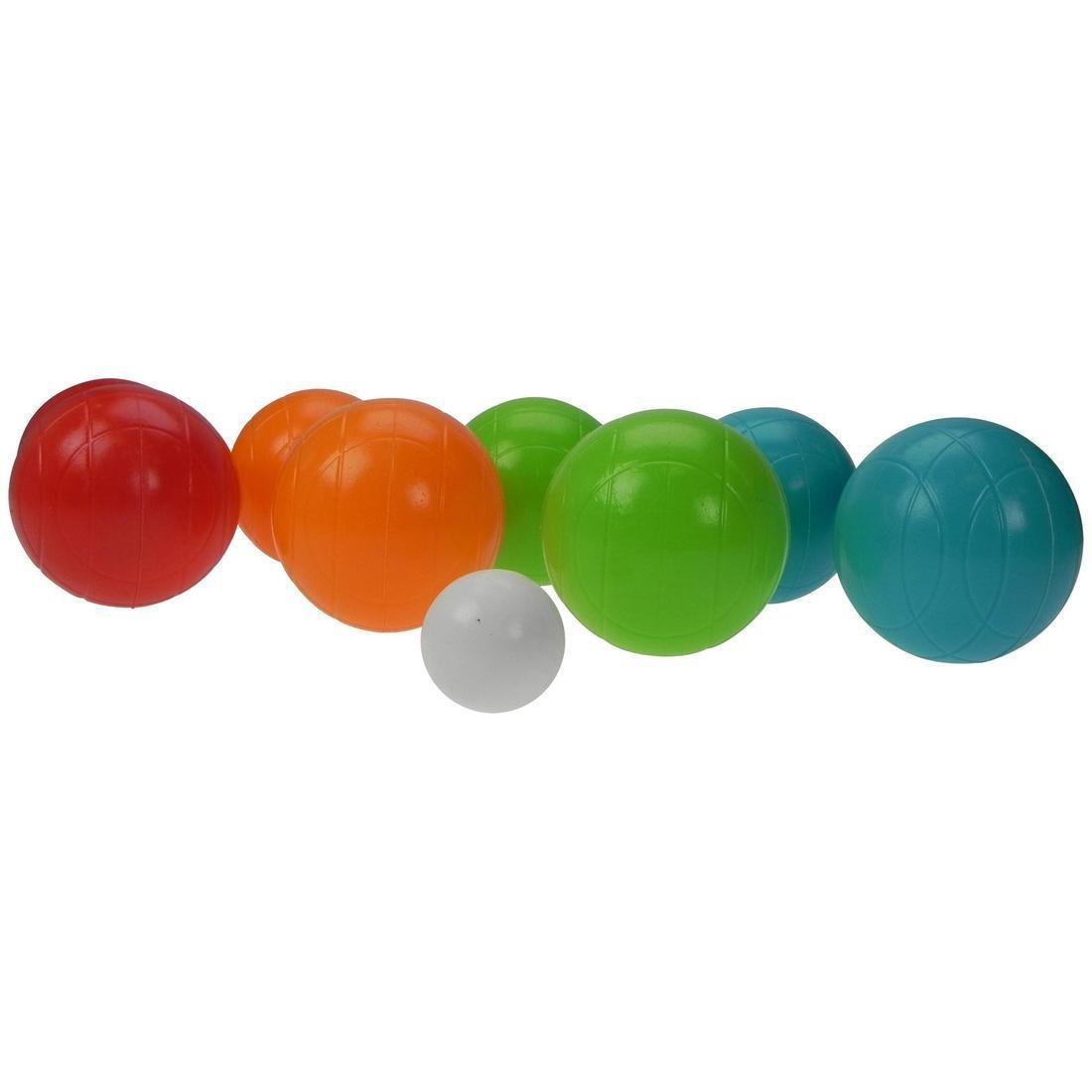 8 Plastic Petanque Boules, No Color, large image number 5