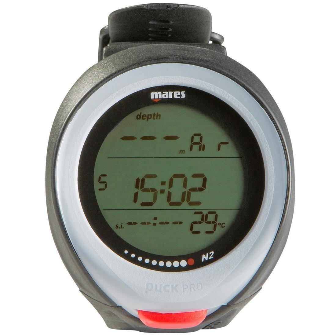 MARES - Puck Pro scuba diving computer - black/grey, LIGHT GREY