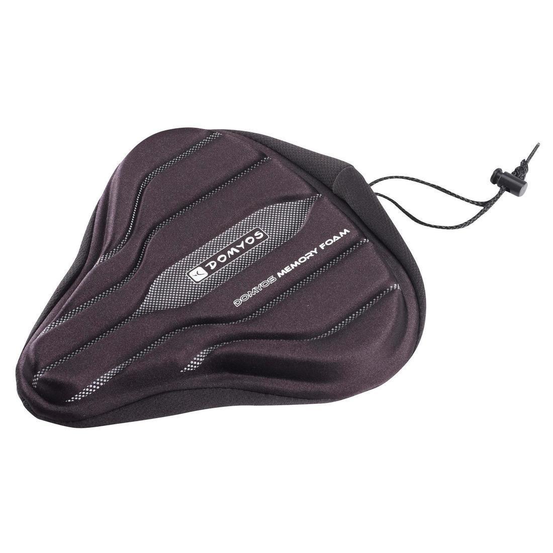 Exercise Bike Seat Cover, black, No Color, large image number 1