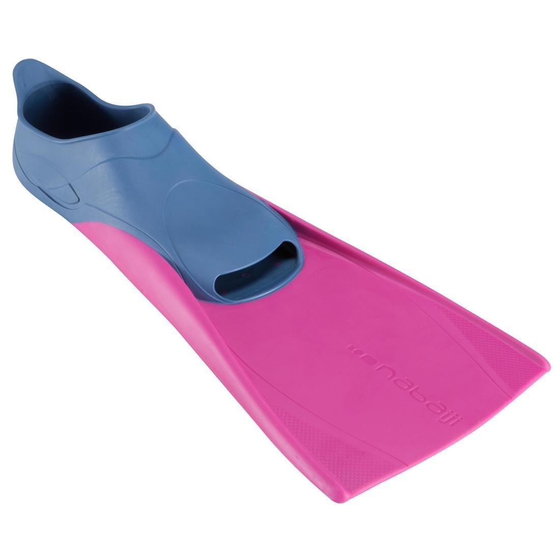 Trainfins Long Swim Fins, fuchsia pink, No Color, large image number 1