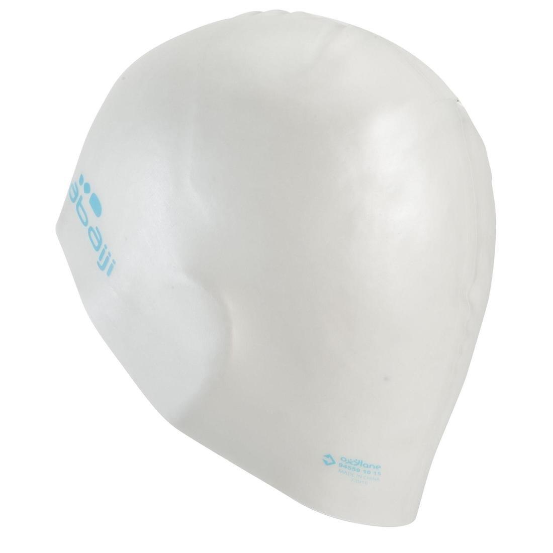 Silicone Swim Cap, Cream, 5401_000, large image number 1