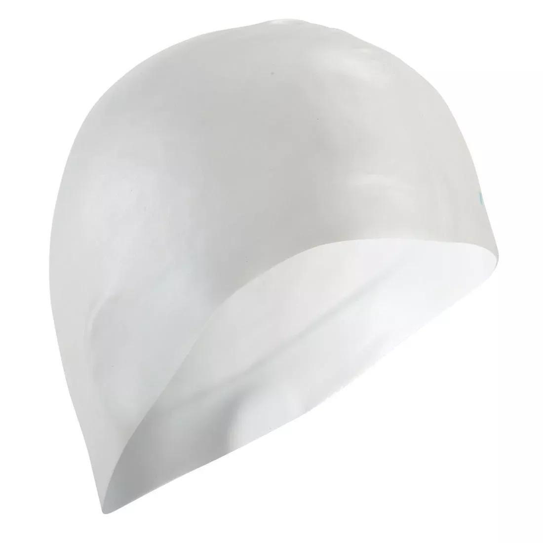 Silicone Swim Cap, Cream, 5401_000, large image number 1