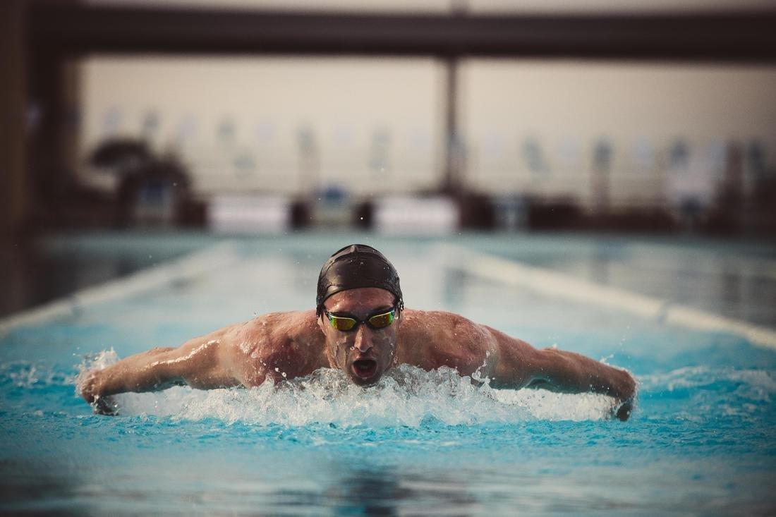 Silicone Swim Cap, Black, No Color, large image number 2