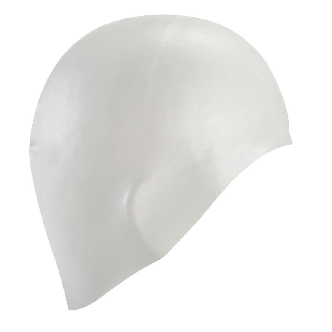 Silicone Swim Cap, Black, No Color, large image number 6