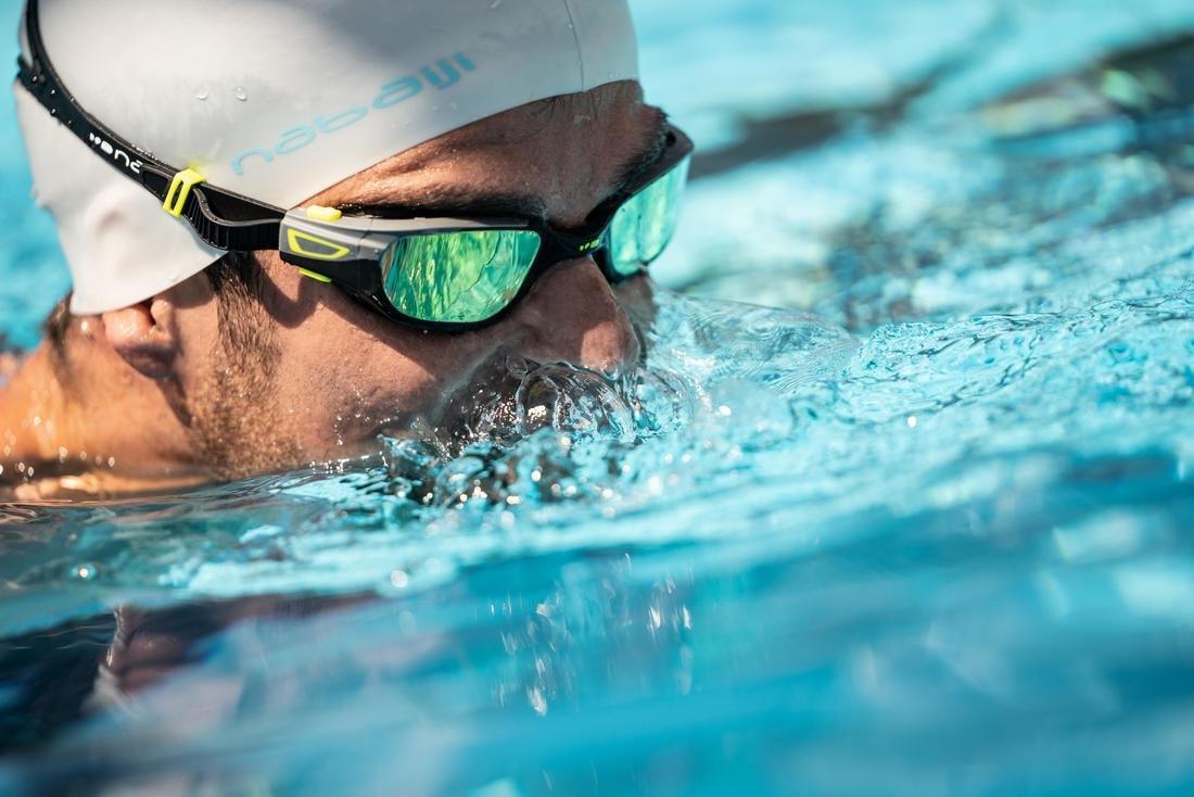 Silicone Swim Cap, Black, No Color, large image number 7