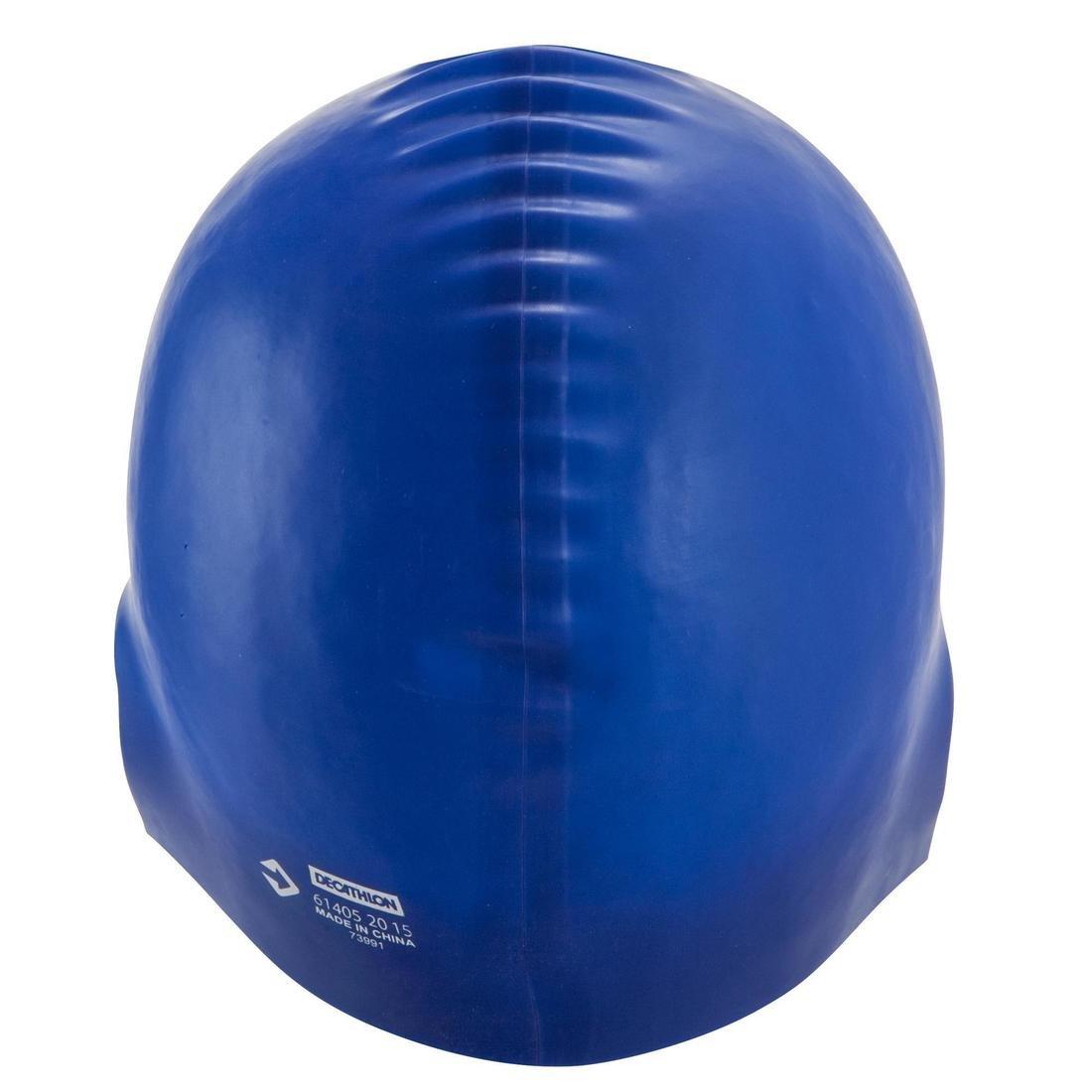 Silicone Swim Cap, Black, No Color, large image number 10