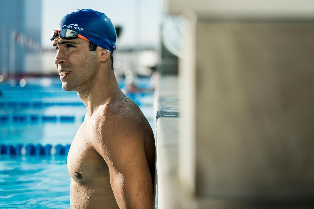 Silicone Swim Cap, Black, No Color, large image number 11