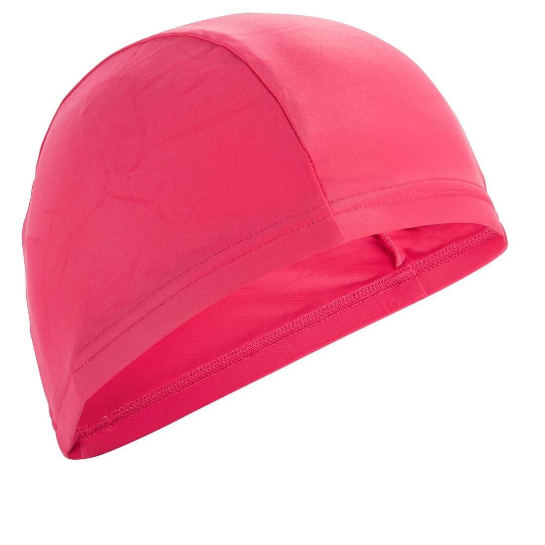 Mesh Fabric Swim Cap, Blue, , medium