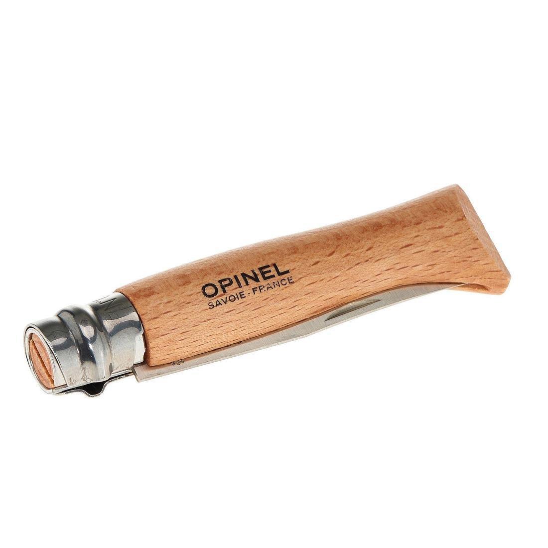 Opinel Number 8 Stainless Hiking Knife, Brown, No Color, large image number 1